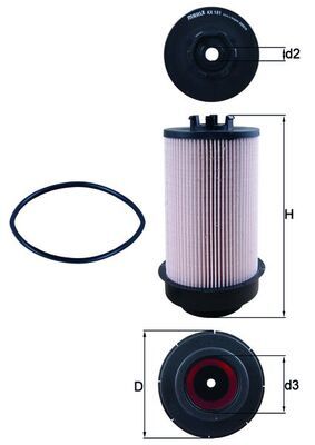 Fuel Filter MAHLE KX 181D