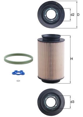 MAHLE KX 178D Fuel Filter