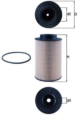 Fuel Filter MAHLE KX 191/1D