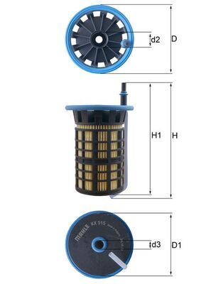 Fuel Filter MAHLE KX 515