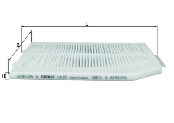 MAHLE LA 23 Filter, cabin air