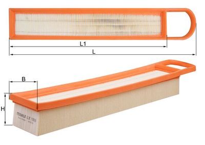 Air Filter MAHLE LX 1969