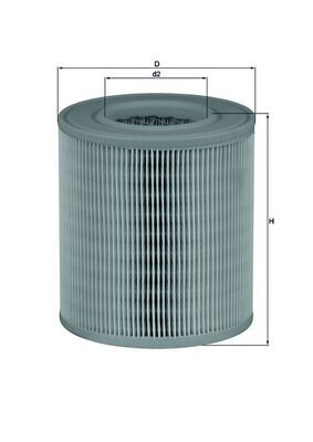 Air Filter MAHLE LX 1253