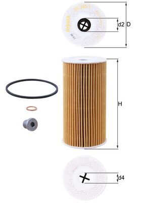 MAHLE OX 365/1D Oil Filter