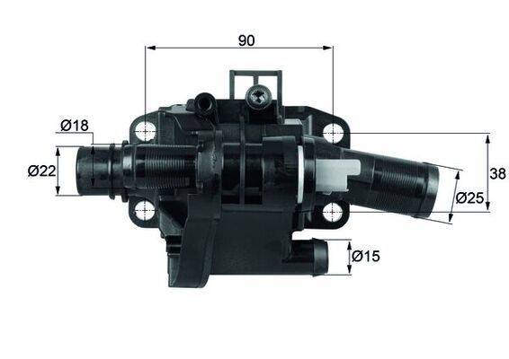 MAHLE TH 41 83 Thermostat, coolant