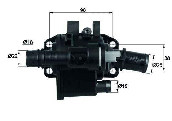 MAHLE TH 42 83 Thermostat, coolant