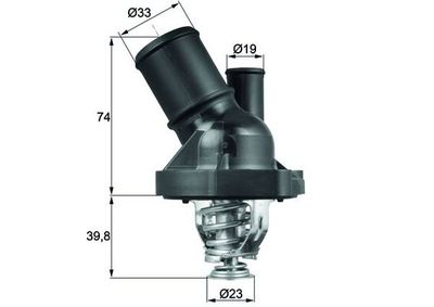 Thermostat, coolant MAHLE TI 200 90