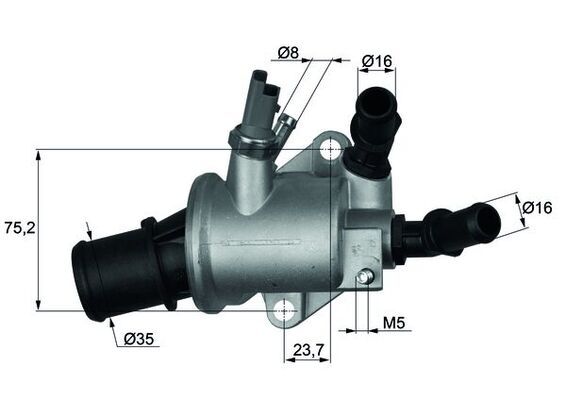 MAHLE TI 143 88 Thermostat, coolant