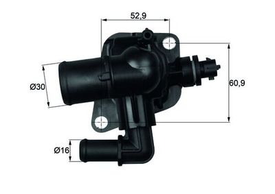 Thermostat, coolant MAHLE TI 150 88