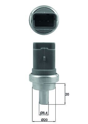 MAHLE TSE 18 Sensor, coolant temperature