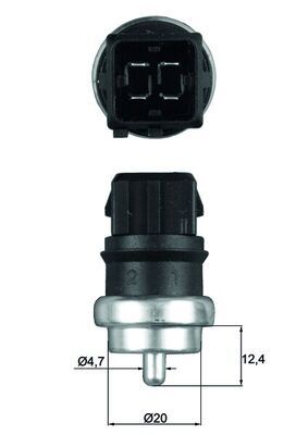 MAHLE TSE 14 Sensor, coolant temperature