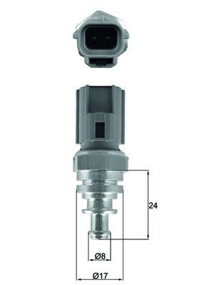 Sensor, coolant temperature MAHLE TSE 29