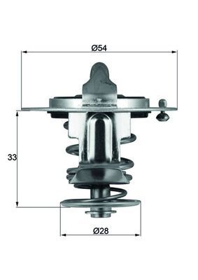 MAHLE TX 72 82 Thermostat, coolant