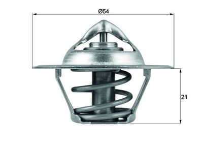 Thermostat, coolant MAHLE TX 112 83D