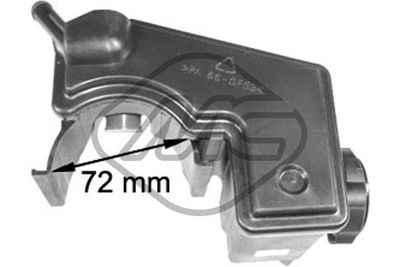 Equalising reservoir, hydraulic oil (power steering) Metalcaucho 03777