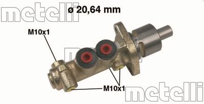 Brake Master Cylinder METELLI 05-0149