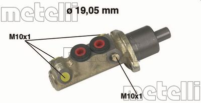 Brake Master Cylinder METELLI 05-0191