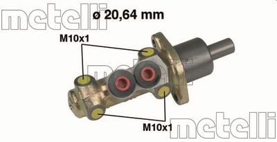 Brake Master Cylinder METELLI 05-0207