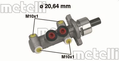 Brake Master Cylinder METELLI 05-0245