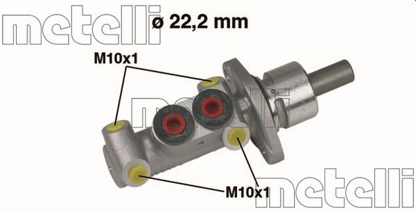 METELLI 05-0302 Brake Master Cylinder