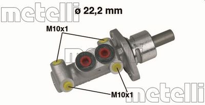 Brake Master Cylinder METELLI 05-0302