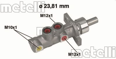 Brake Master Cylinder METELLI 05-0362