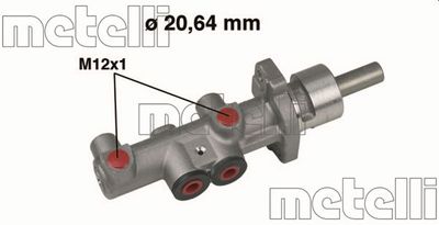 Brake Master Cylinder METELLI 05-0404