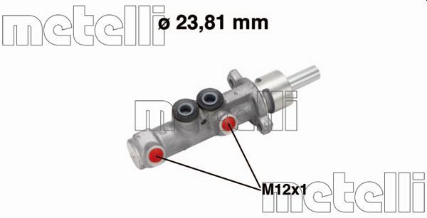 METELLI 05-0572 Brake Master Cylinder