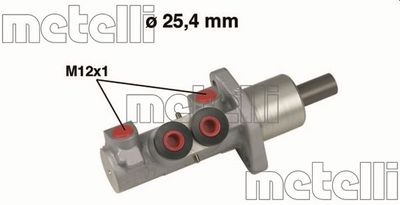 Brake Master Cylinder METELLI 05-0606