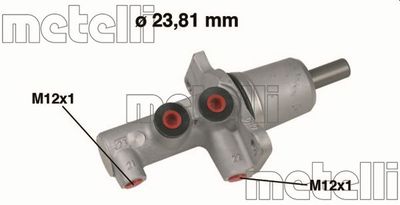 Brake Master Cylinder METELLI 05-0617