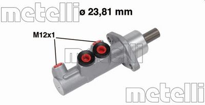 Brake Master Cylinder METELLI 05-0687