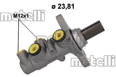 Brake Master Cylinder METELLI 05-1212