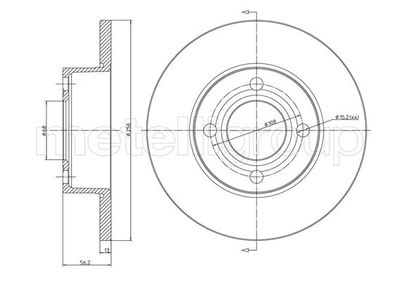 Brake Disc METELLI 23-0233