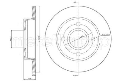 Brake Disc METELLI 23-0377