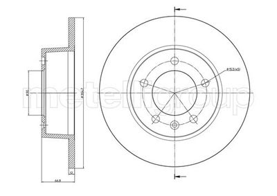 Brake Disc METELLI 23-0690