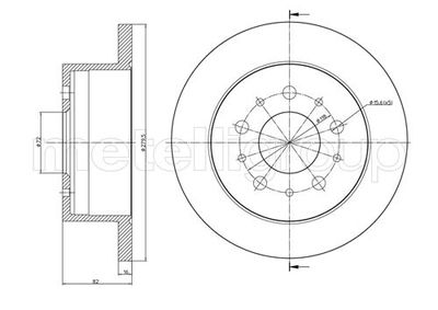 Brake Disc METELLI 23-0731