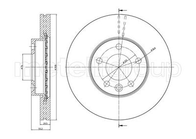 Brake Disc METELLI 23-0773C