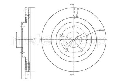 Brake Disc METELLI 23-1099