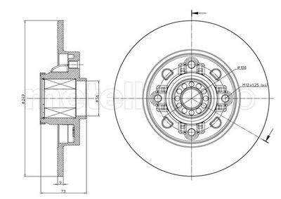 Brake Disc METELLI 23-1394