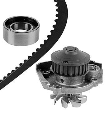 Water Pump & Timing Belt Kit METELLI 30-0739-2