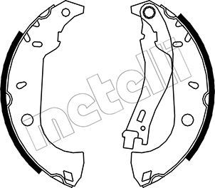 Brake Shoe Set METELLI 53-0067