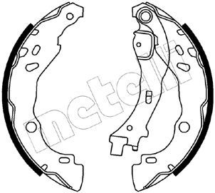 METELLI 53-0085 Brake Shoe Set