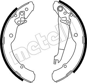 Brake Shoe Set METELLI 53-0379