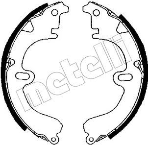 METELLI 53-0417 Brake Shoe Set