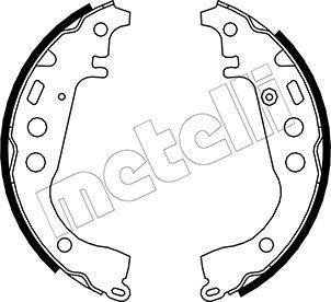 METELLI 53-0431 Brake Shoe Set