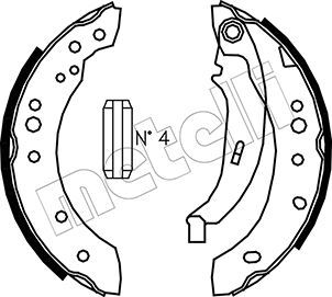 METELLI 53-0513 Brake Shoe Set