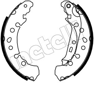 Brake Shoe Set METELLI 53-0750