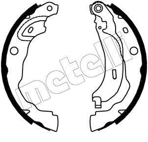 Brake Shoe Set METELLI 53-0753