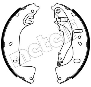 Brake Shoe Set METELLI 53-0764