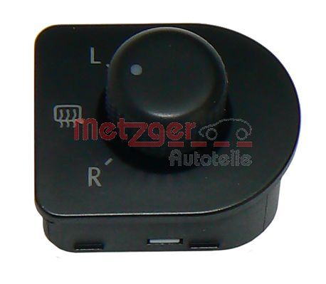 METZGER 0916071 Switch, exterior rearview mirror adjustment